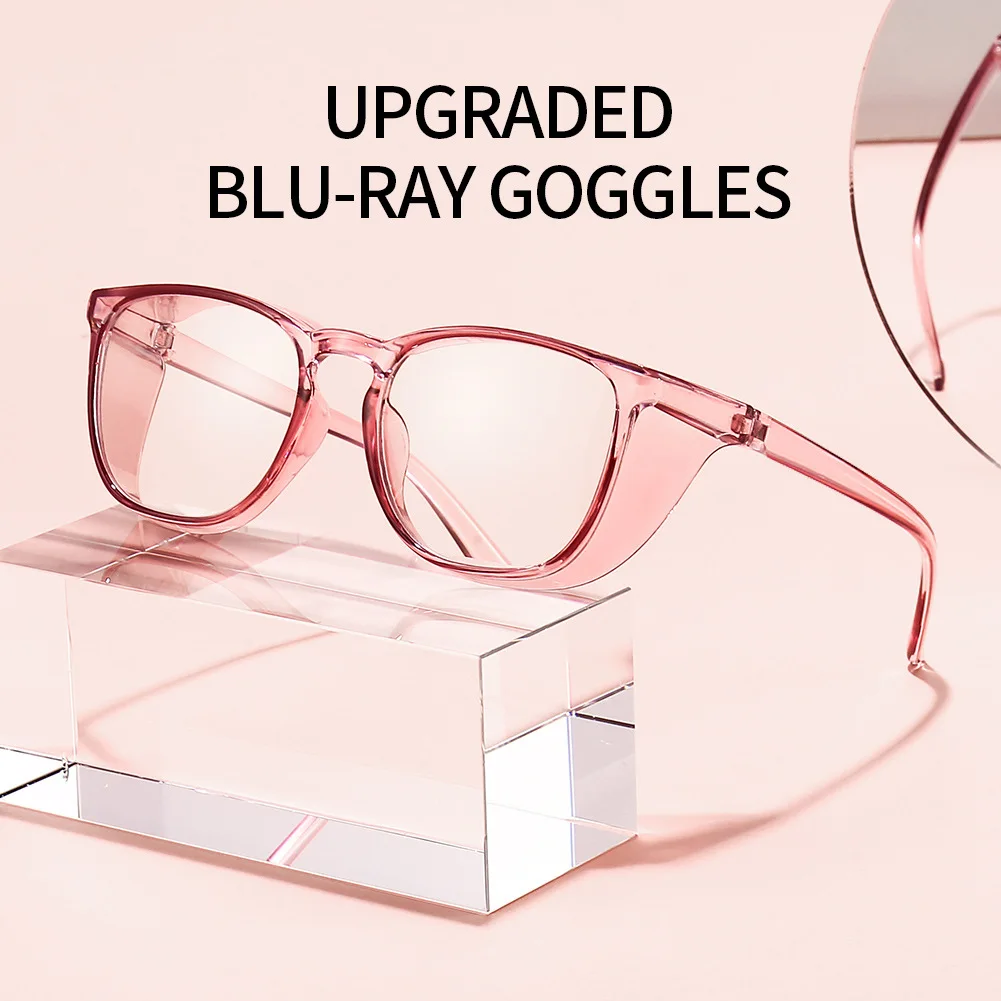 Customizable New Anti-Fog, Anti-Blue Light, and Anti-Allergen Goggles. UV 400 Protection Against Dust and Debris.