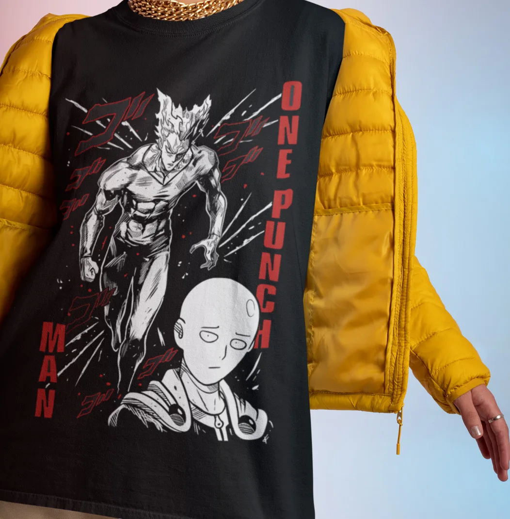 One Punch Man Anime Shirt Fubuki T-Shirt Saitama Tshirt Garou Genos Tornado Tee