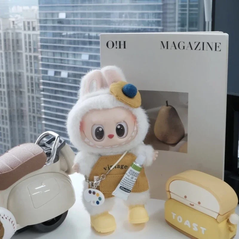 

Аксессуары для Labubu, одежда, милый маленький набор художника для V1 V2 V3, подвески Labubu, милый индивидуальный модный подарок на день рождения