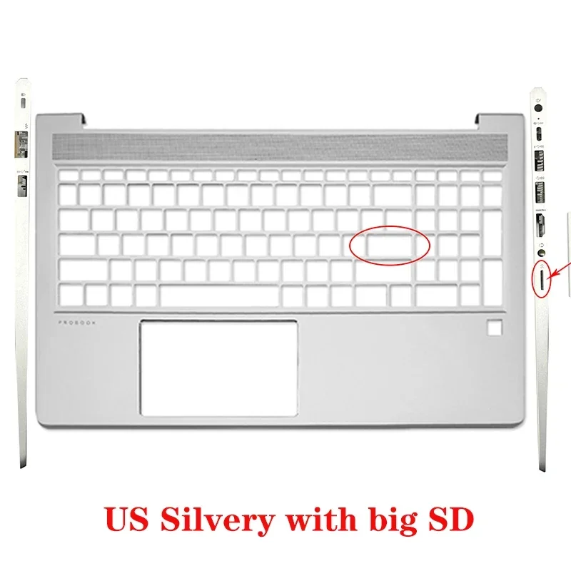 Imagem -06 - Teclado Eua la sp Reino Unido com Luz de Fundo Capa para Probook 450 g8 g9 650 455r Zan 66pro15 g4 M21742001 Novo