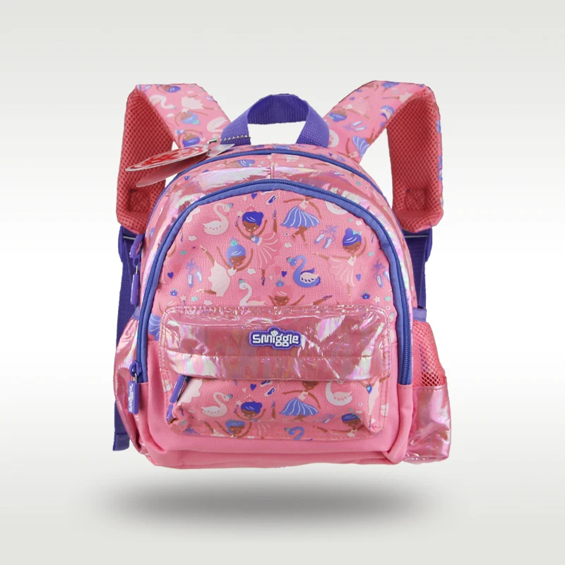 Australia original Smiggle new genuine girls schoolbag cute pink little swan schoolbag kindergarten backpack 11 inches