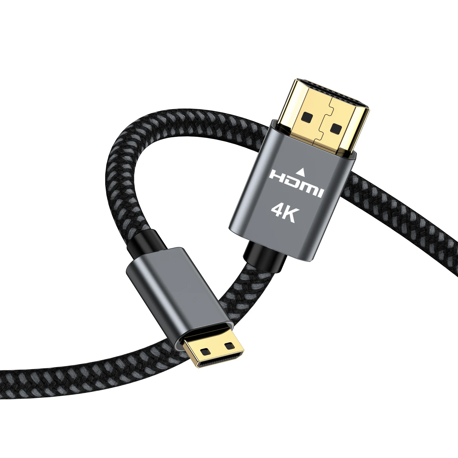 

2M Mini HDMI to HDMI 2.0 Cable Fast Data Transfer Mini USB to USB Charger for High-Definition Display Connectivity