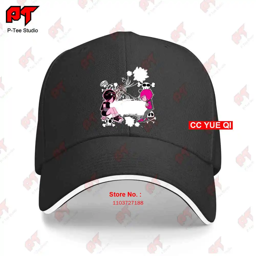 

Emo Punk Kids Skeleton Skull Symbolism Baseball Caps Truck Cap 4MJM