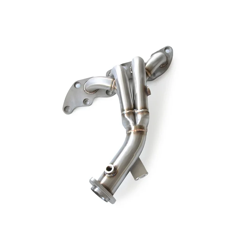 T-304 Stainless Steel Exhaust Manifold Header Catalytic for Mazda MX-5 ND 2.0L 2008-2015 Custom High Flow Racing Performance
