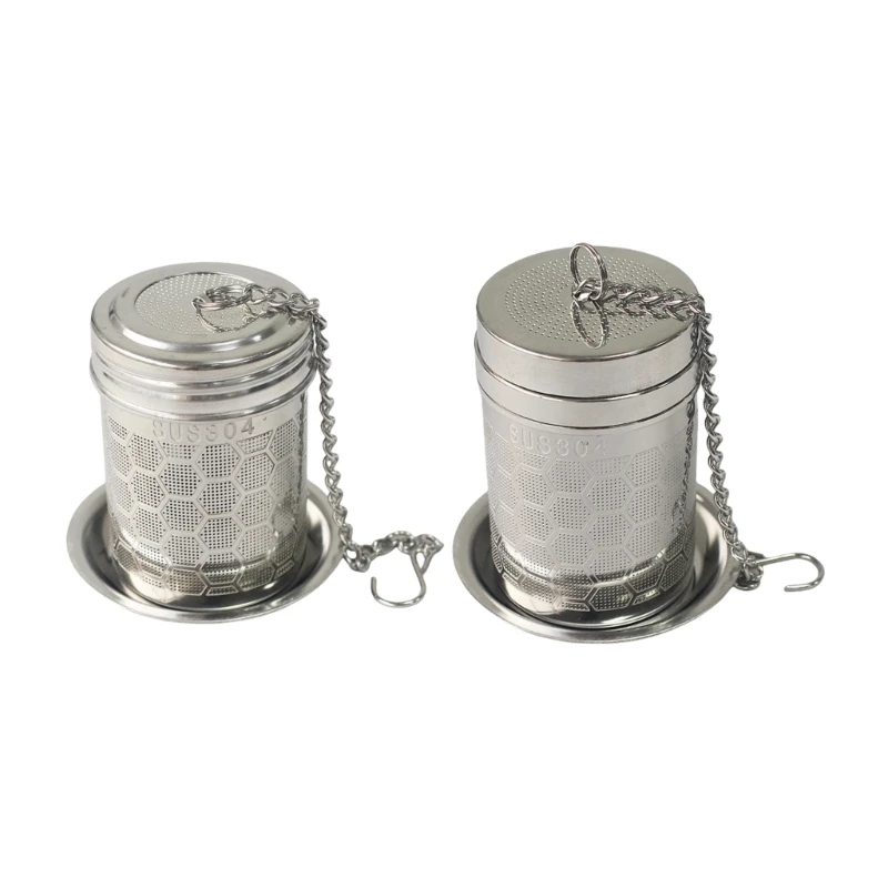 

304Stainless Steel Teas Filtration Kettle Accessories Portable Teas Infuser Teas Filter for Travel and Outdoor Use