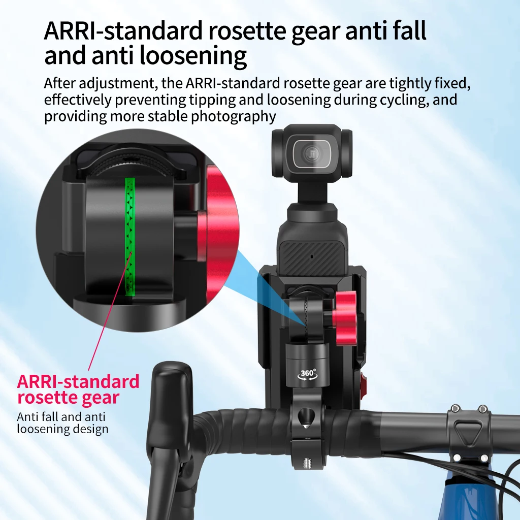 Verstellbare Magnetische Basis Pocket3 Erweiterungshalterung Stativadapter für DJI OSMO Pocket 4 Starke Saugkraft Auto-Halterung Kamera-Käfig-Rig – Detail 8