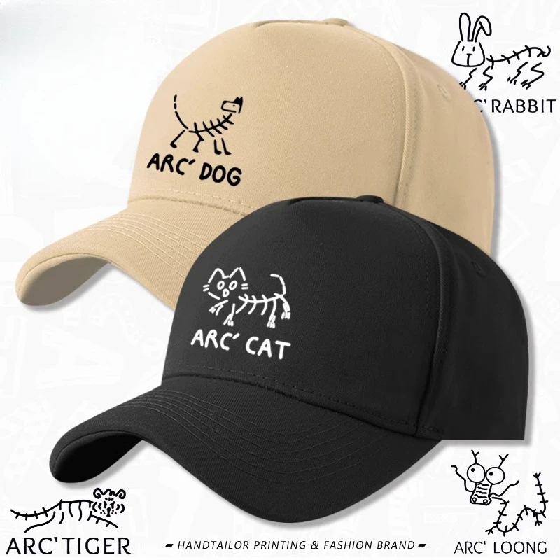 

Ancestral Animal Baseball Caps Printed Hats Summer Casual Street Shade Hats