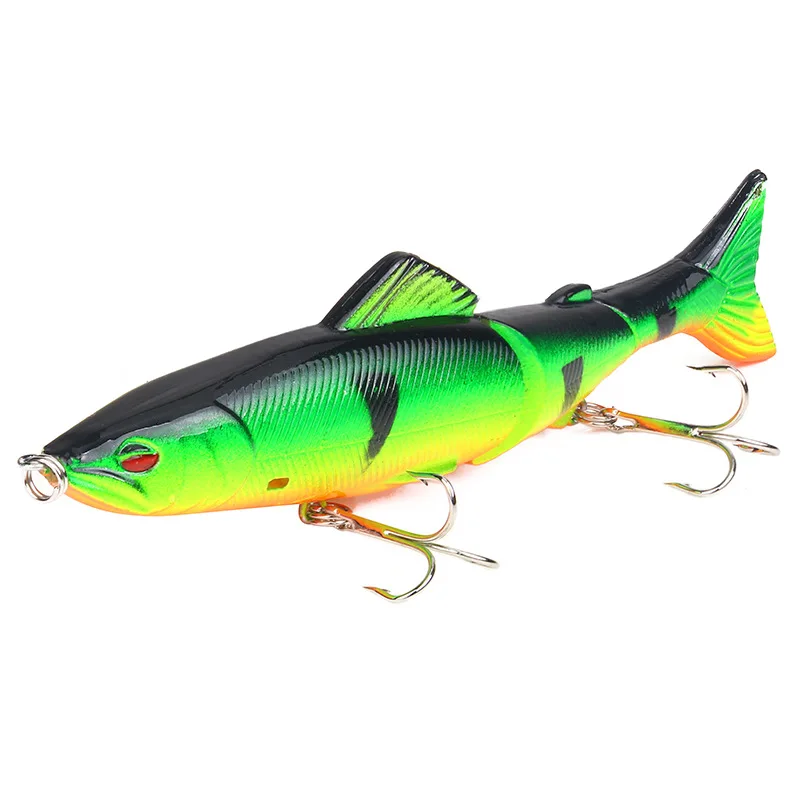 1 Uds cebo conjunto Swimbait Wobbler señuelo de pesca 13cm 18g cebo duro Artificial Minnow Crankbait para lubina perca carpa aparejos de pesca