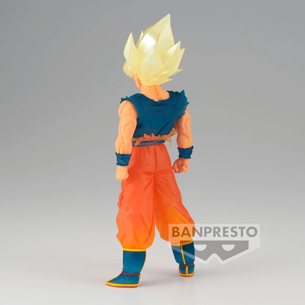 In Stock Banpresto Dragon Ball Z Clearise Super Saiyan Goku 17 cm New Exquisite Anime Action Figure Nice Collectible Model Toys