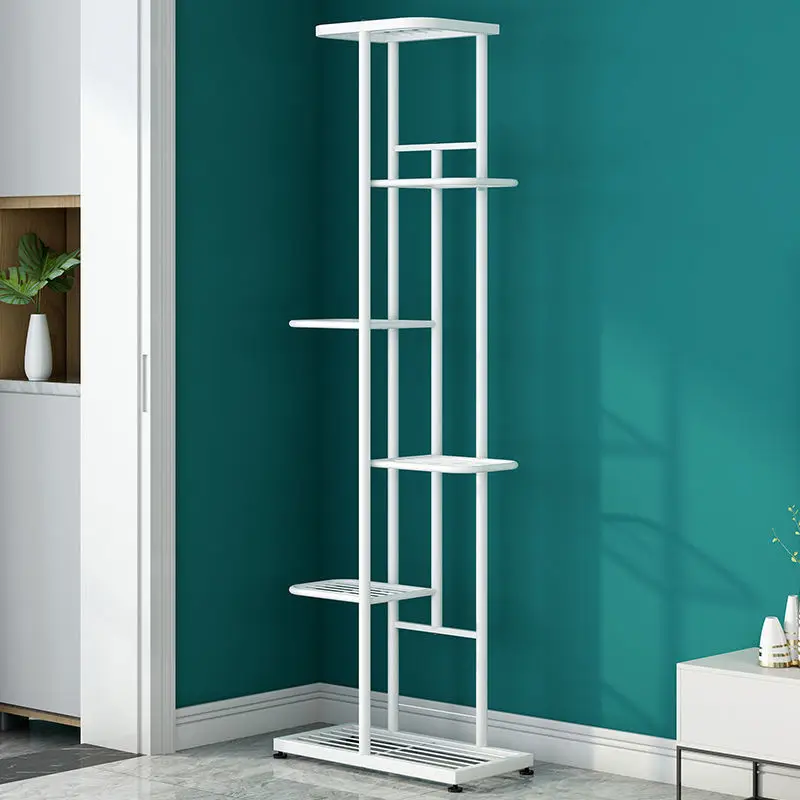 Iron Shelves For Plant Multi-Storey Floor-To-Ceiling Balcony Pot Plant Stand Flower Rack Living Room Lobby Display Flower Stand