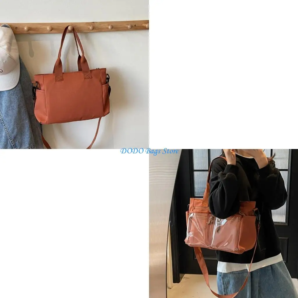 

Ladies' Nylon Handbag Spacious Designs With Multiple Compartments Shoulder Bag