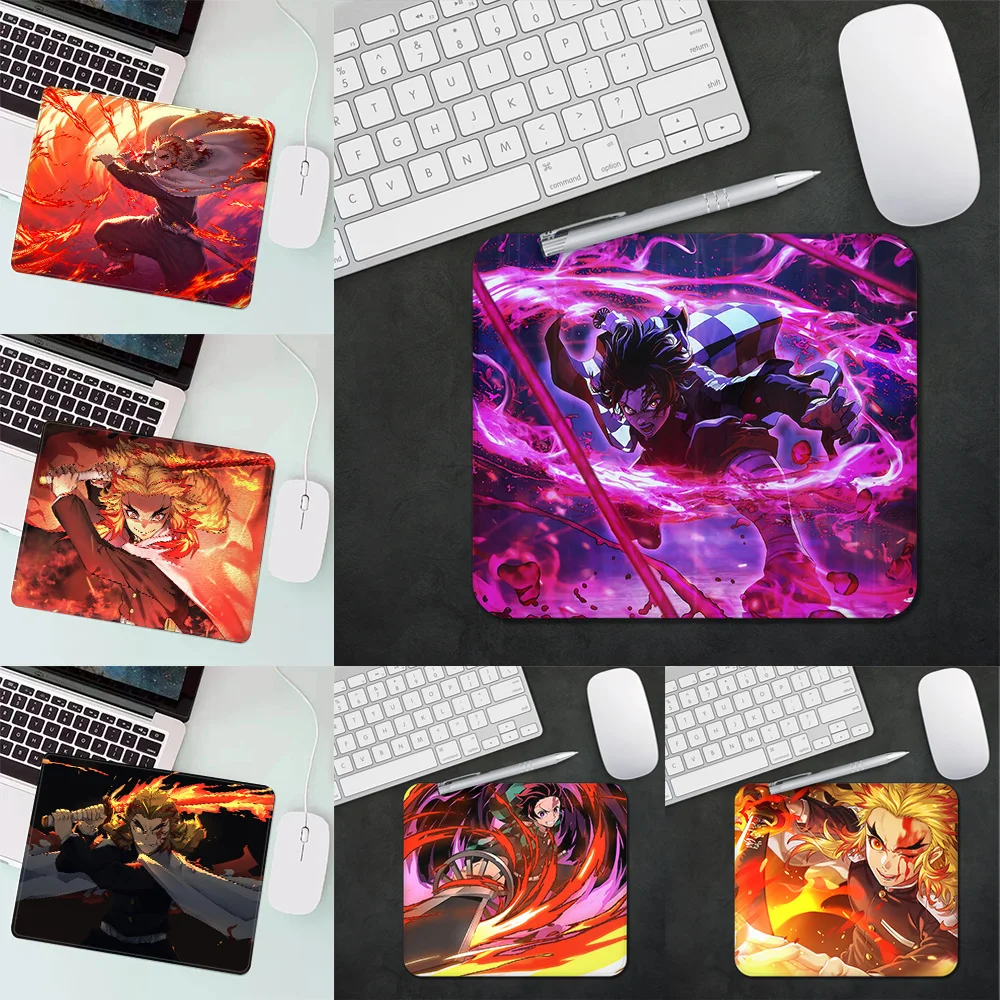 Japanese Anime Demon Slayer Gaming Mouse Pad XS Small Mousepad For PC Gamer Desktop Decoration Office Mouse Mat Deskmat Rug