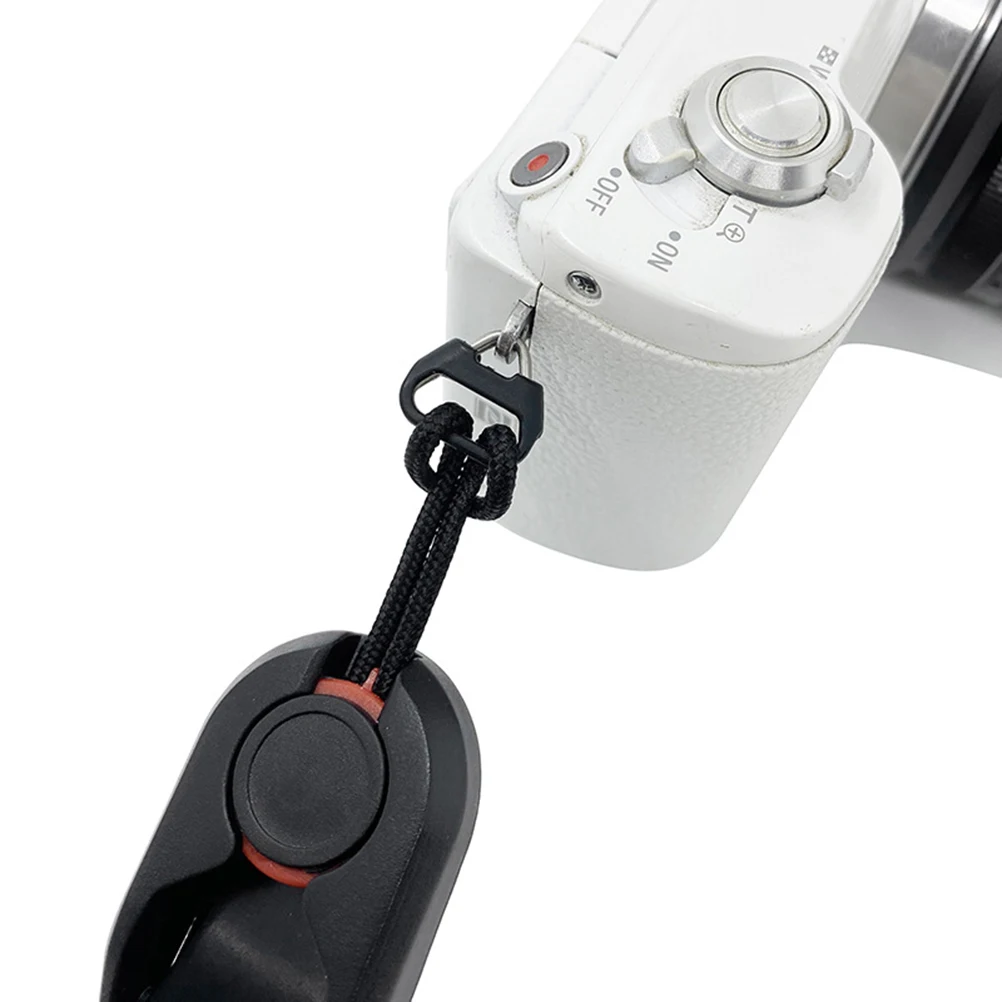 

4Pcs Camera Strap Metal Triangle Hook Adapter Sturdy Stainless Steel Buckle Smooth Surface Neck Back Use Black