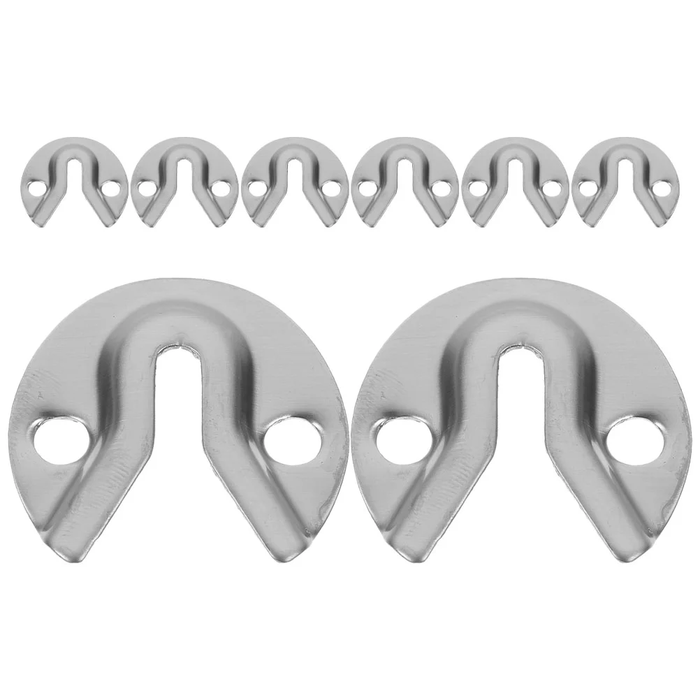 

8pcs Heavy Duty Keyhole Bracket Picture Frame Hanging Kit Metal Wall Mount Hardware for Frames Mirrors Home Decor Easy Install