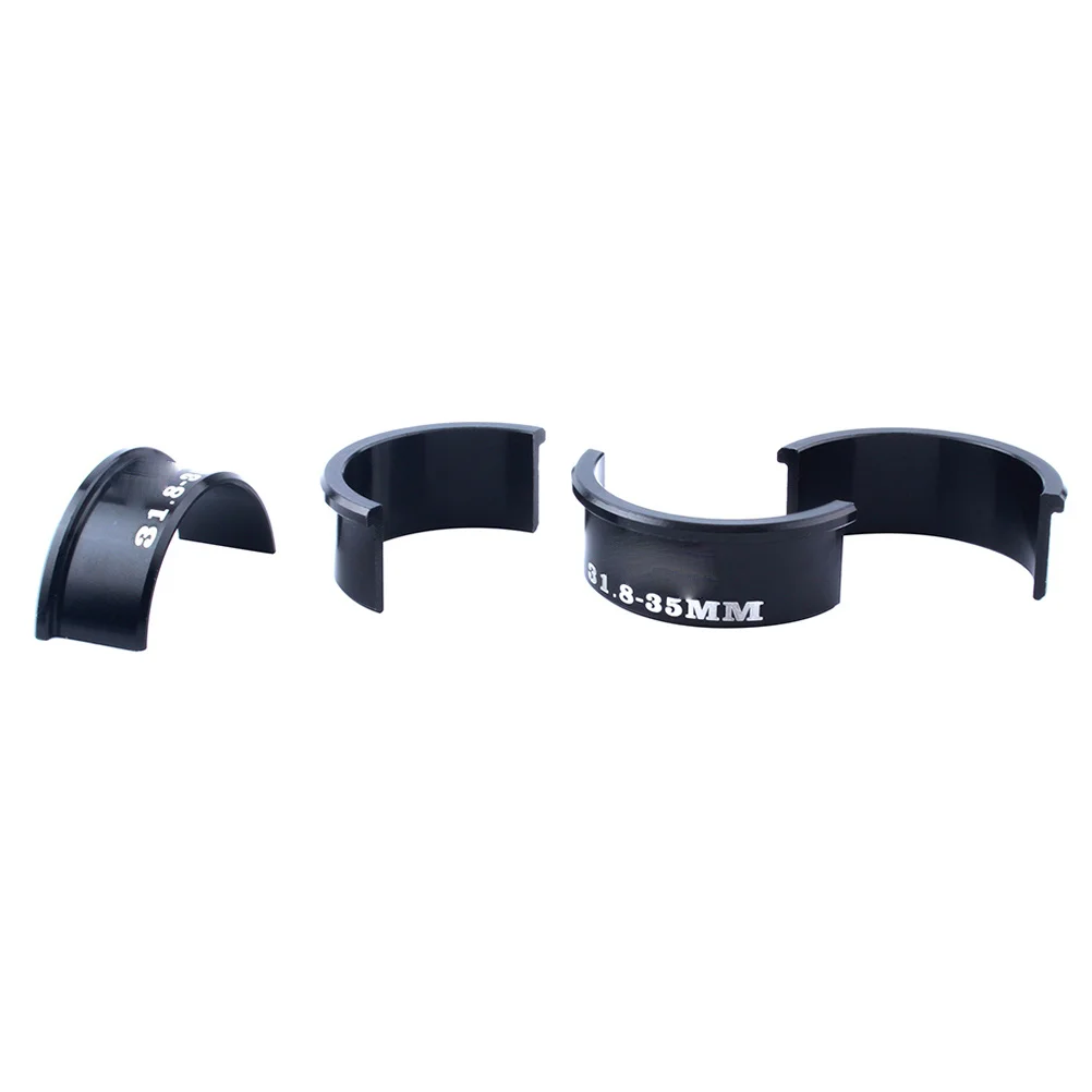 

4Pcs Handlebar Conversion Sheet Clamp 31.8mm to 35mm Adjustable Aluminum Alloy Lightweight Bike Handlebar Adapter Shim