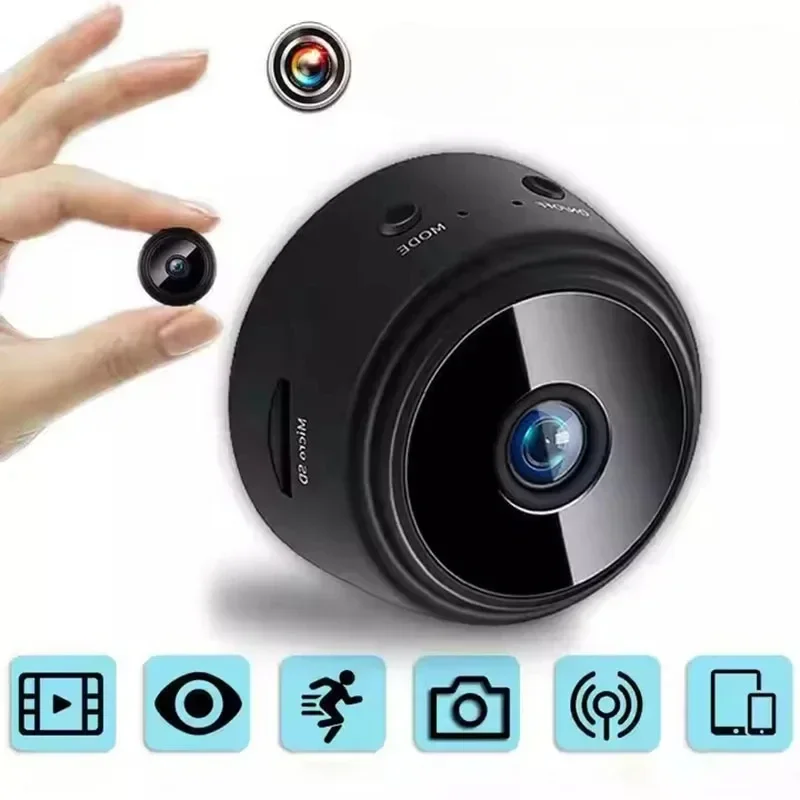 Mini Caméra de permission IP A9 A13 Sans Fil, Micro Caméscopes, Version Nuit, Voix, Vidéo, Sécurité, Wifi, pour Maison Intelligente