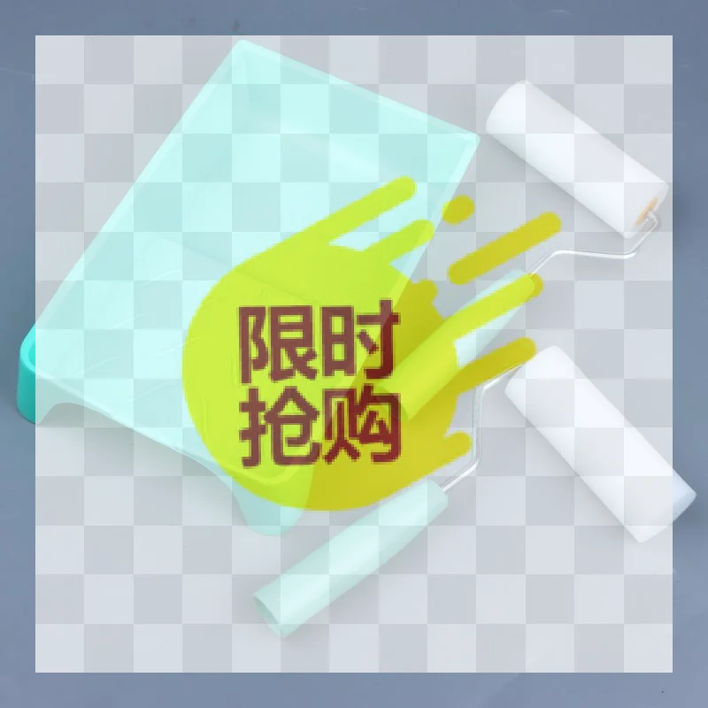 【BA】Durable Foam Paint Roller Sleeves Mini White Sponge Rollers For Art Painting Decorating Cleaning DIY Tools