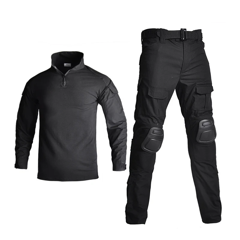 Mens Camo Tactical Uniform Airsoft Ripstop Sets Multi Pocket Hunting Pants Man Trainning Shirts Paintball Clothes Outdoor Suit - view 4