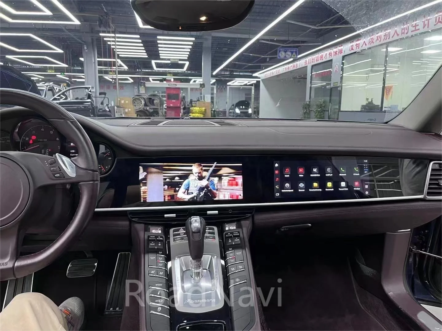 RoadNavi Android-Autoradio für Porsche Panamera 2010–2017, Auto-Multimedia-Player, kabelloses Carplay, 4G 360