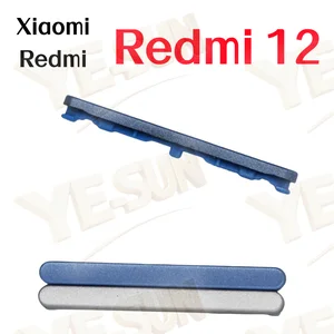 Bilashmart On and Off Buttons Xiaomi Redmi12 Side Volume Buttons Volume Up Down Buttons Keys