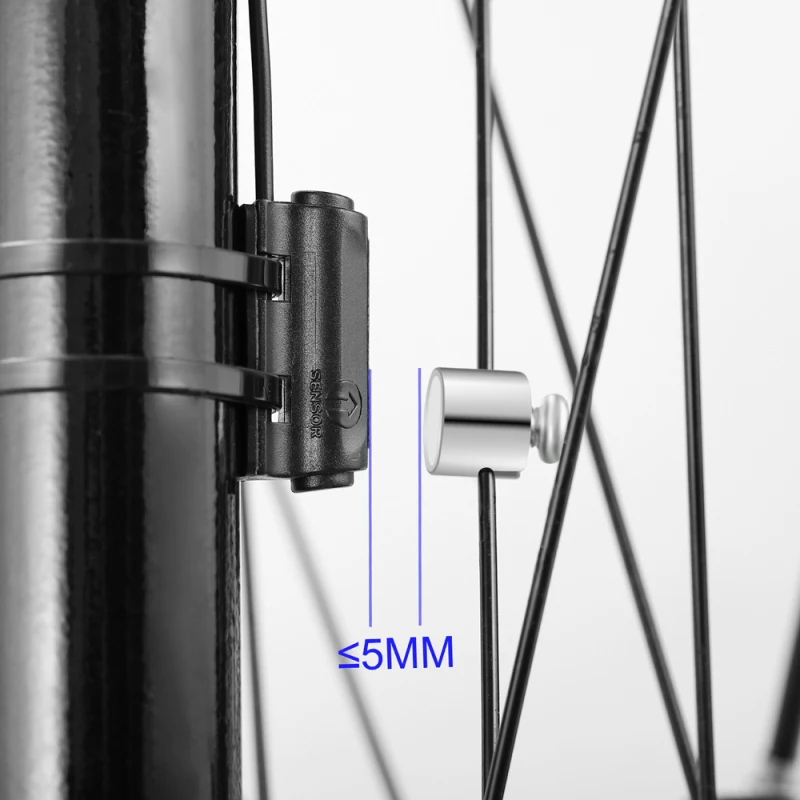 Bicycle Computer LED Digital Wired Cycling Computer Speedometer Touchscreen Bike Speed Odometer with Backlight Bike Accessories