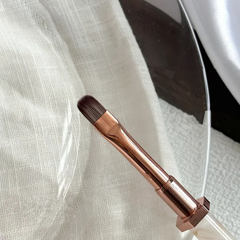 Cepillo de uñas de 6 estilos, cepillo de pelo de nailon para decoración de uñas, pincel Triangular para pintar uñas, cepillo para polvo de Gel UV acrílico