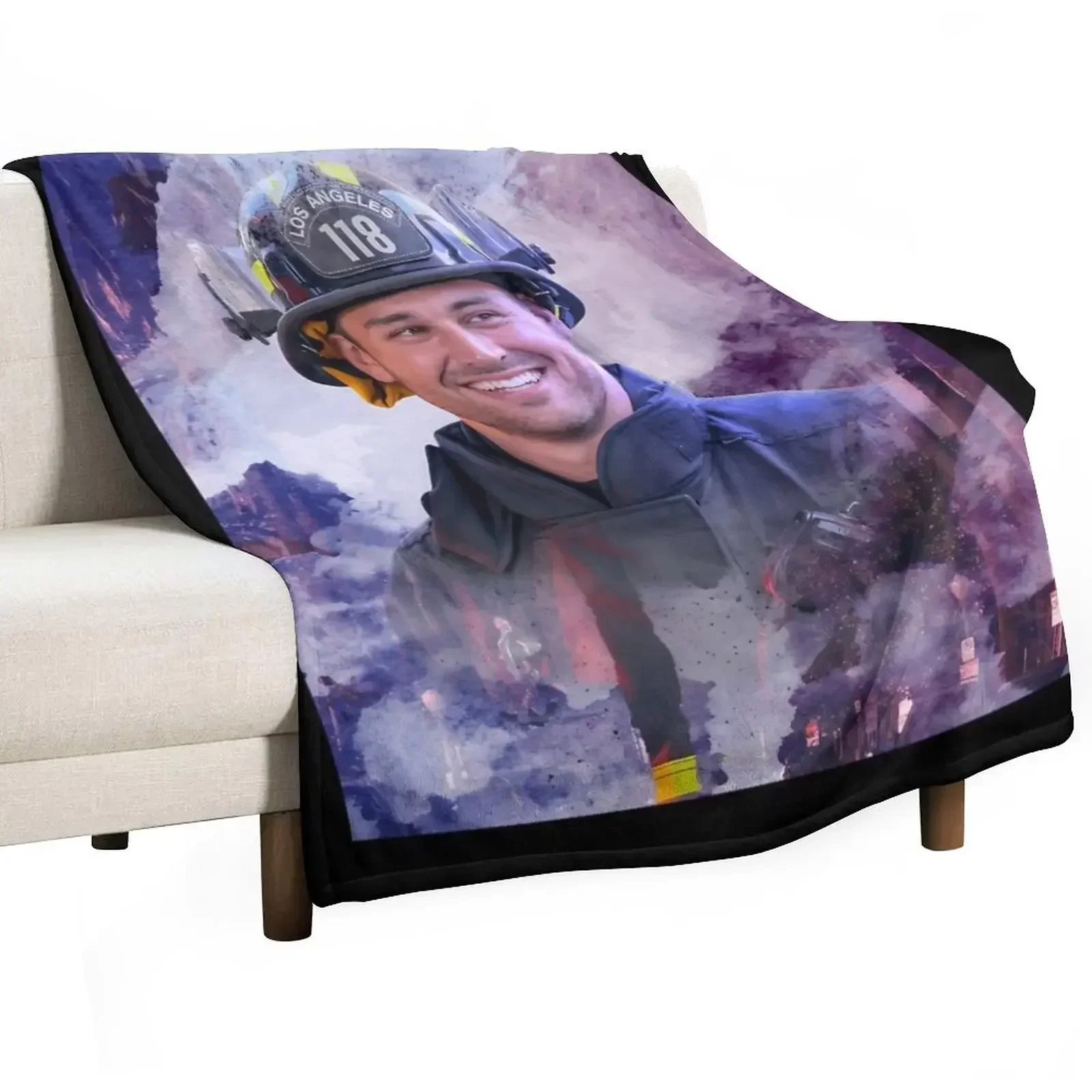 Eddie Diaz - L.A. Dream Throw Blanket sofás decorativos ideias para presentes dos namorados cobertores engraçados para presentes