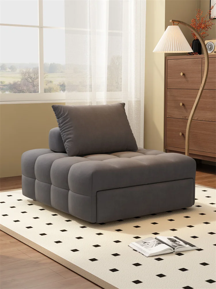 Sofa Bed Dual-purpose Small Unit Sofa Balcony Living Room Multifunctional Retractable Single Person Folding Sofa Bed