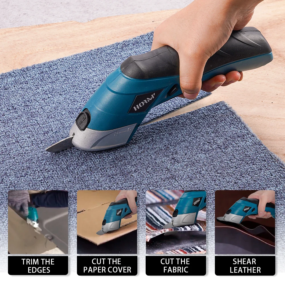 3.6V Charging Small Scissors Electric Shear Mini Home DIY Power Tool For Fabric Cutting Machine Leather Paperboard Tailor
