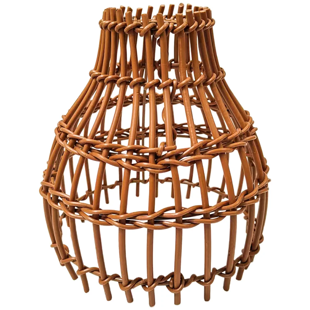

Woven Pendant Lamp Shade Rustic Chandelier Lamp Cover Large Ceiling Light Shade Decorative Hanging Lampshade for Home Hotel