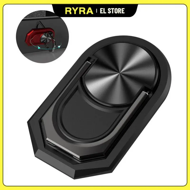 RYRA Magnetic Finger Ring Mobile Phone Stand 360 Degree Rotation Multi-purpose Phone Holder Convenient Function Folding Design