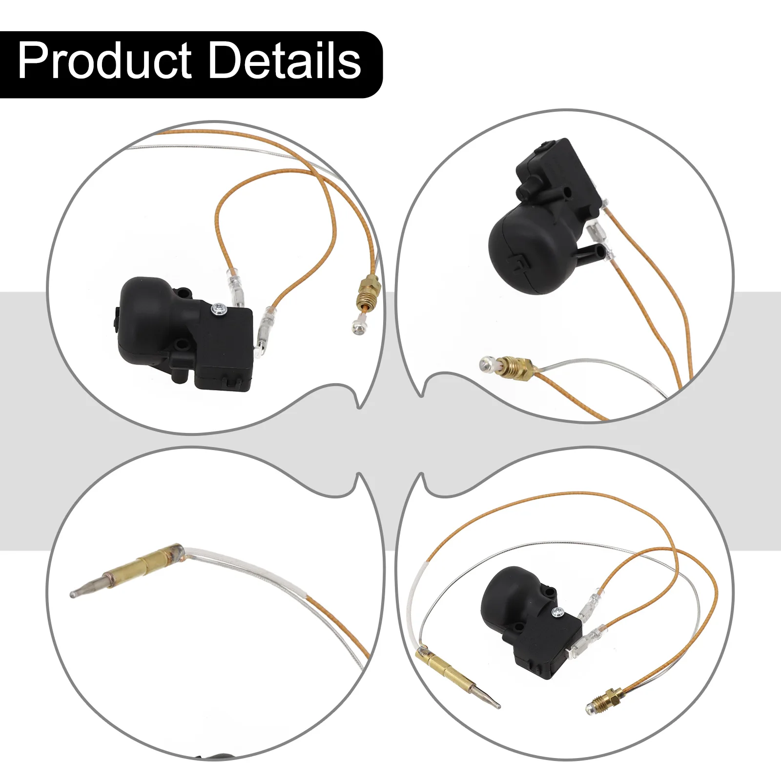 

Essential For Patio Heater Repair Parts Tilt Switch and Thermocouple Sensor Combination Compatible with Various Brands