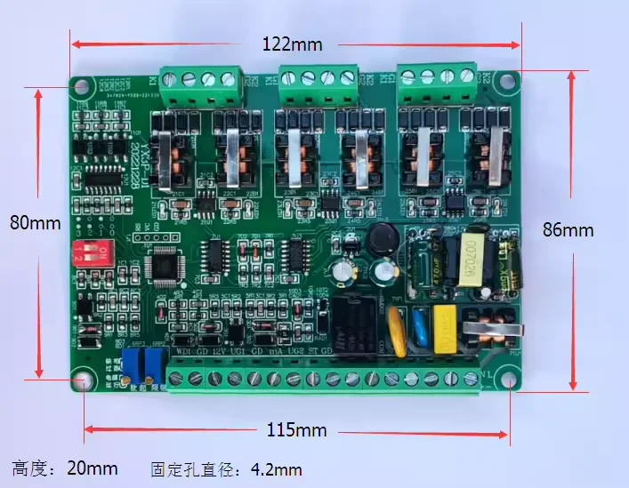 SCR Trigger Board Three-phase Thyristor Trigger Board Phase-shift Trigger Board Voltage Regulating Board