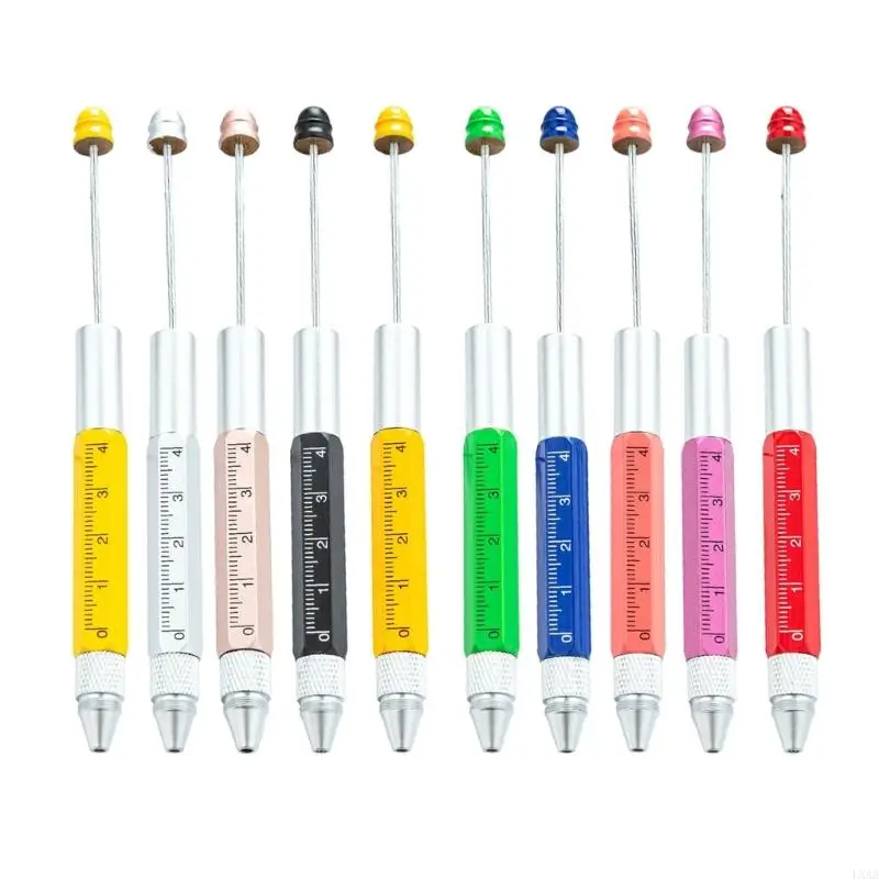 

LXAA 5 в 1 Guditool Pen Gadgets с отверткой шкалы измерения шариковых точек многофункциональной написания бисера для ремесла для