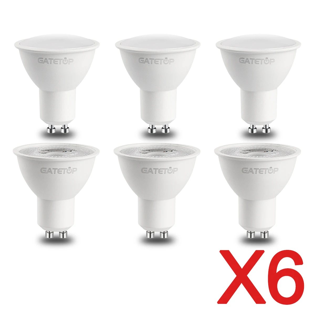 6PCS/Lot LED Spotlight GU10 Bulb 220V 110V 3W 5W 6W 7W 8W 9W 120 38 Degree Beam Angle LED Light Lamp For Home Decoration Bulbs