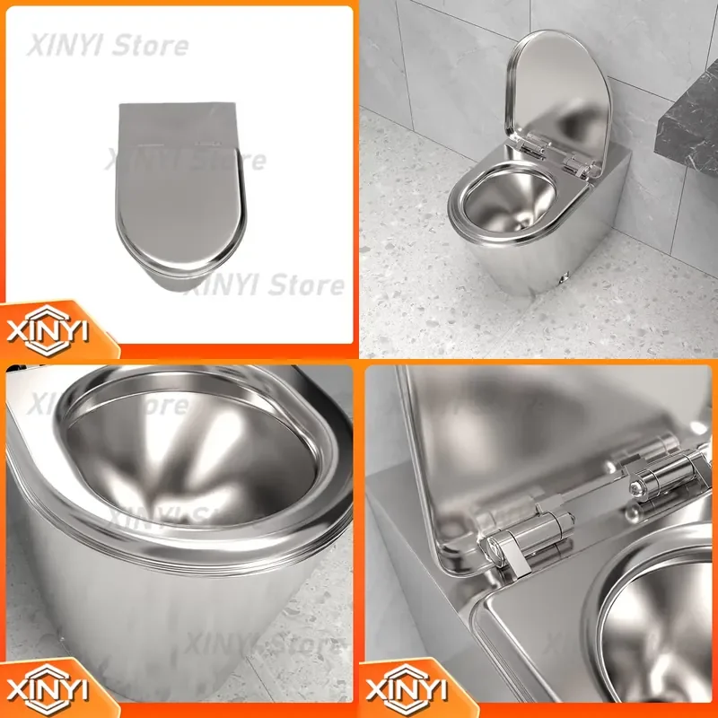 Antifreeze Toilet Seat for Modern Bathroom Made of 304 Stainless Steel with Deodorant Function No Water Tank Required
