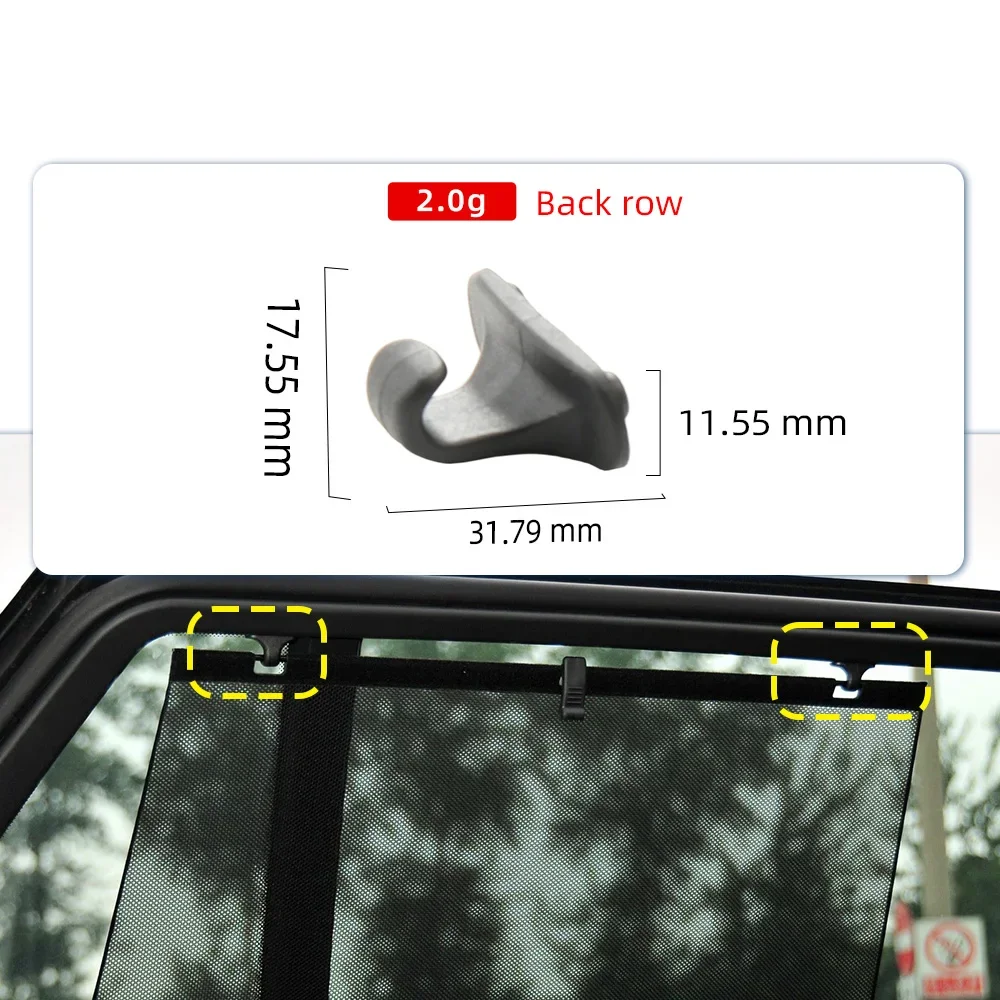 Sun Blind Hook Sunshade Hook Fixing Clip Rear Shade Curtain Handle Curtain For Benz C E W204 W212 Hook Handle Buckle 2048120000