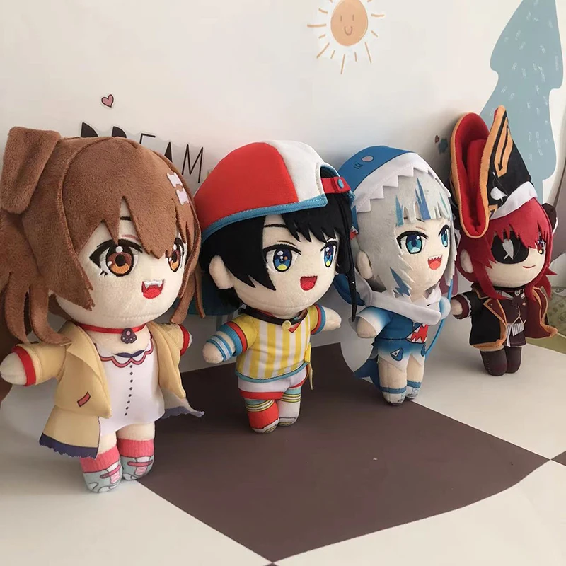 Virtual YouTuber Plush Toy Hololive Inugami Korone Oozora Subaru Houshou Marine Gura Stuffed Dolls Plushie Figure Christmas Gift