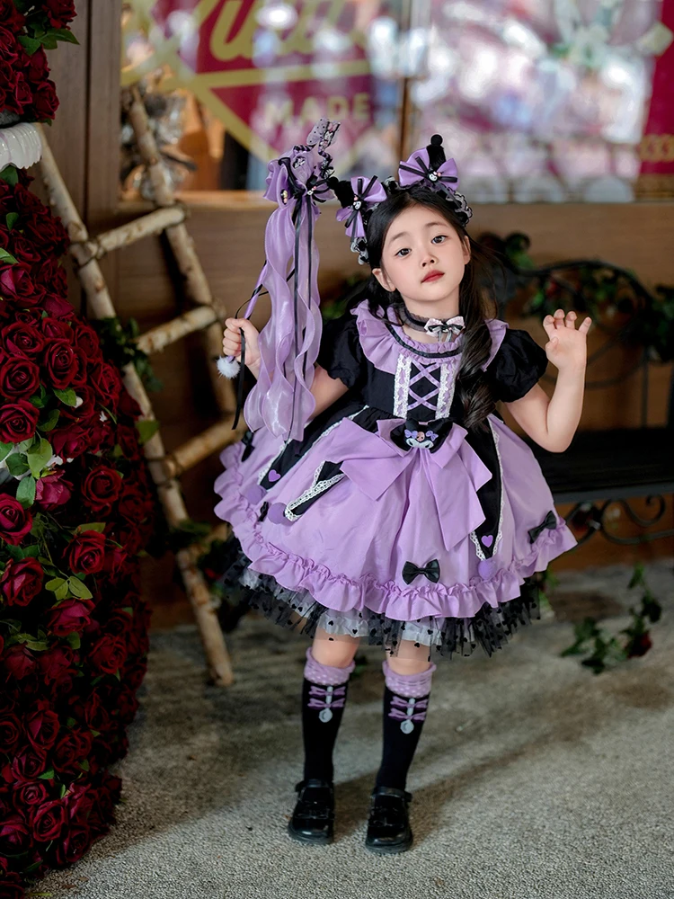 

Girls Summer Cosplay Dr Cute Birthday Girl's Dr Fluffy Princ Dr ort Sve round Ne Sweet Sle Straight Cut