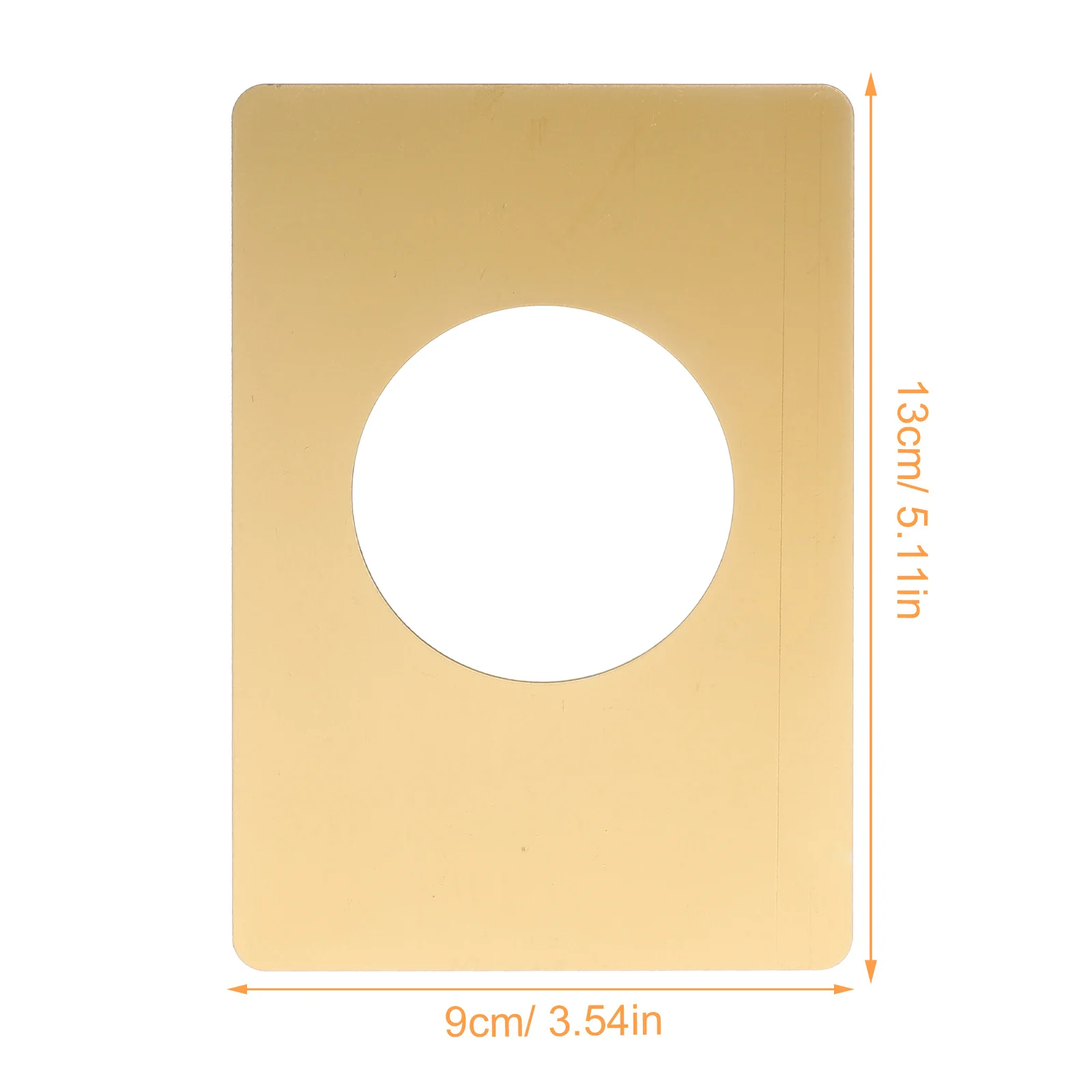 2 Stück Türschloss-Befestigungsplatte, Metalllochabdeckung, Verstärkung für geschädigte Knopffläche, Edelstahl-Türöffnerplatte