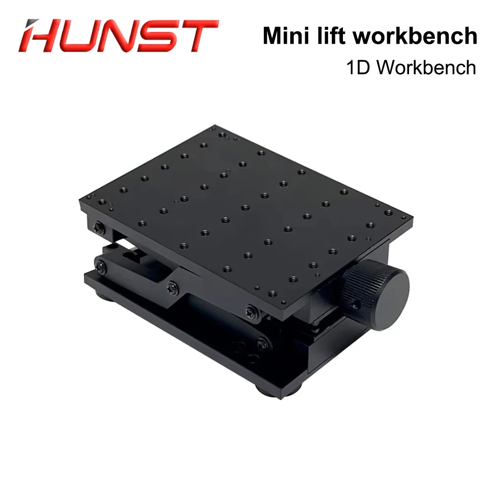 HUNST Black Lift 1D Workbench Flatbed Jack Scissor Rack Platform Woodworking Lab Tools