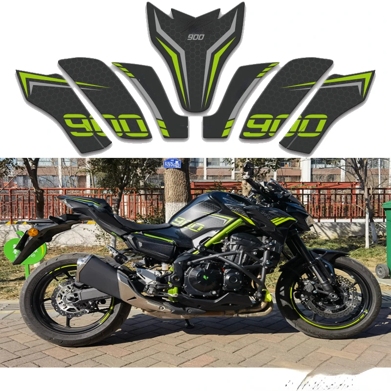 ADATTA PER Z900 Adesivo antiscivolo per moto Protezione per impugnatura laterale per ginocchio