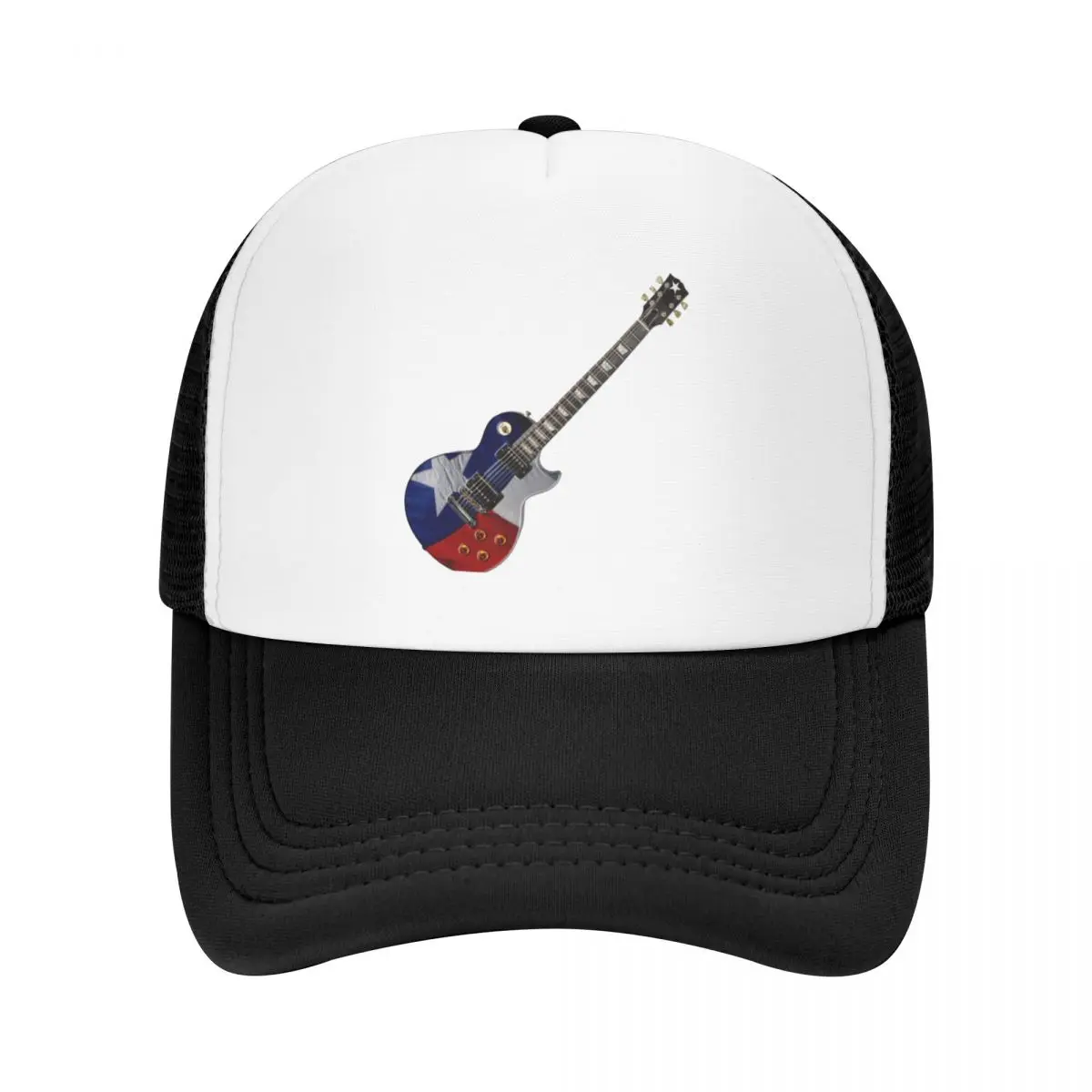 

Texas Flag Guitar at 45 Degree Angle Baseball Cap New Hat Brand Man cap Designer Man Women's