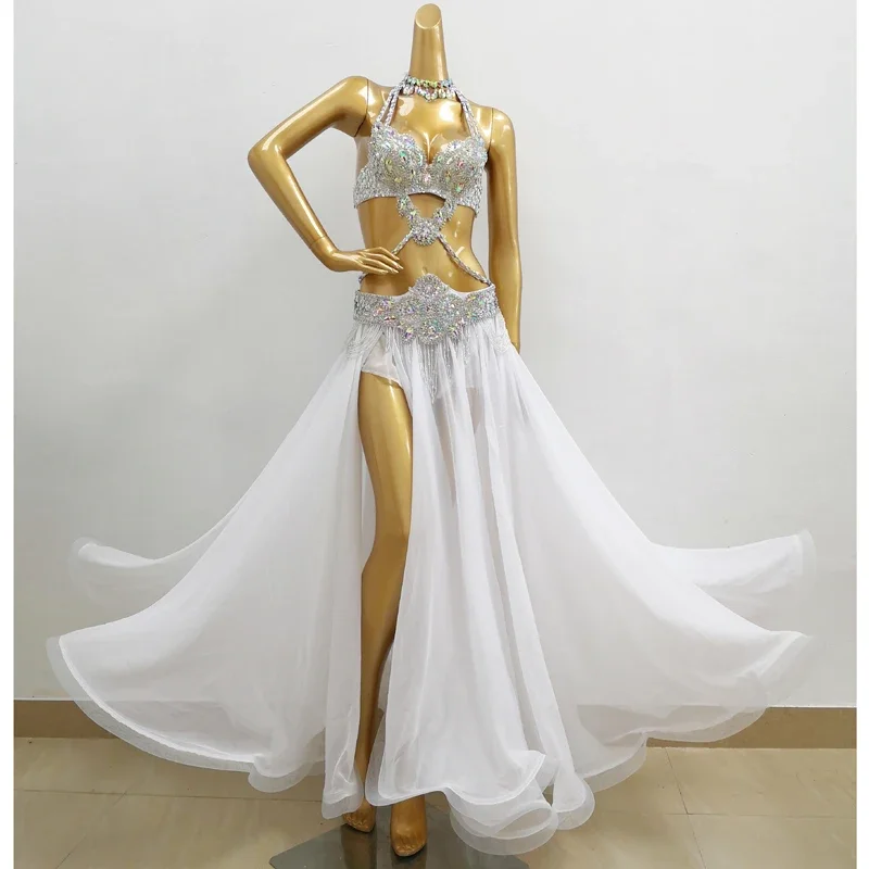 

belly dance suit bellydance Carnival costume Performance Outfit Bollywood Showgirl bellydance bra&belt&skirt