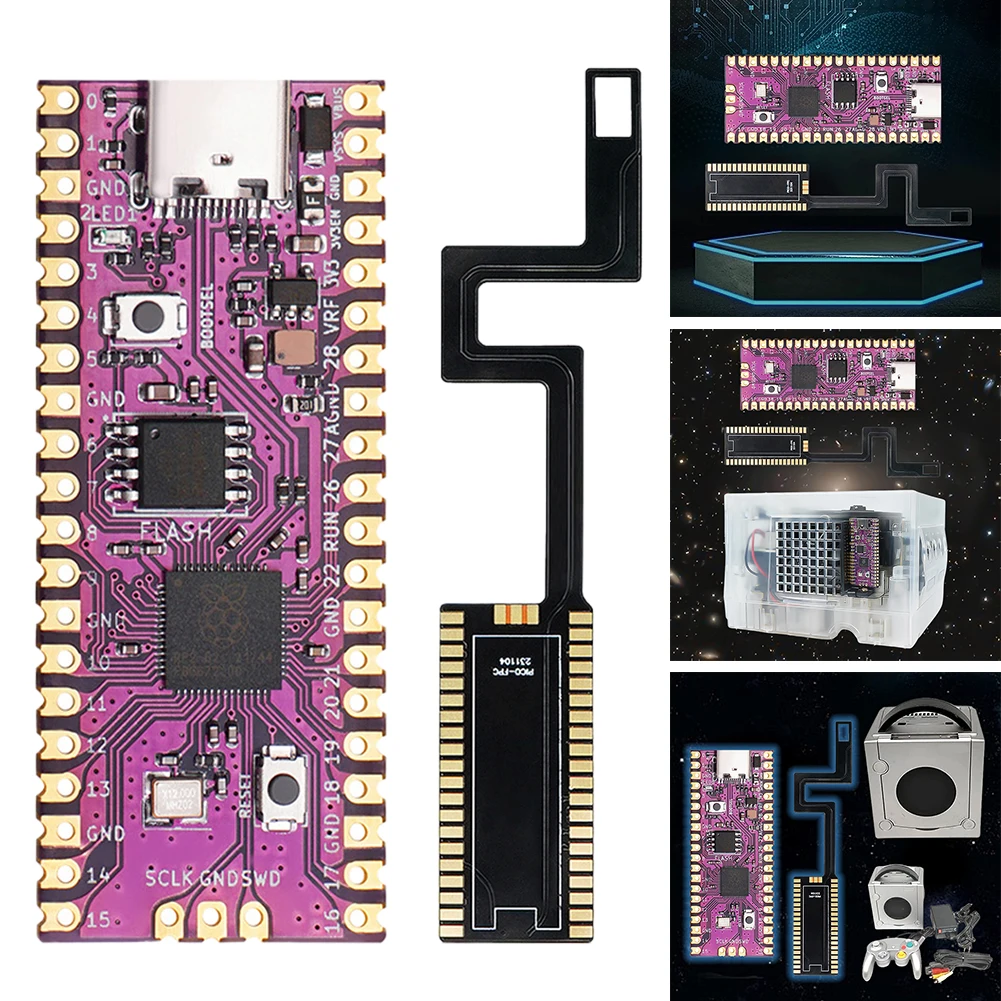 For Raspberry Pi Pico Picoboot Replace Flex Ribbon Cable with SD2SP2 Adapter GC2SD Card Reader FPC Flex for Retro Game Console