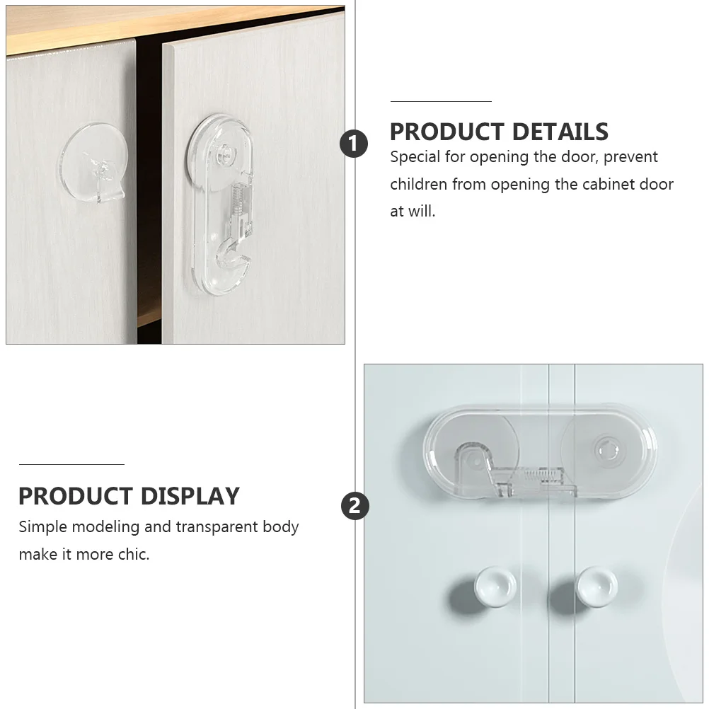 

5 шт., предохранительные замки для ящиков, анти-защелка, дверная защелка шкафа для детского холодильника, замки с защитой от детей, с высокой адгезией, без повреждений