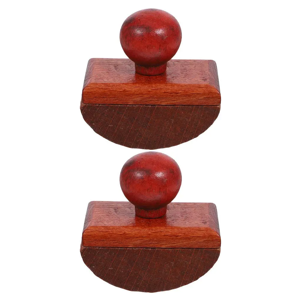 

2Pcs Wood Rocker Ink Absorbers Desk Blotter Quick Dry Fountain Pen Calligraphy Writing Supplies Style Ink Absorbent
