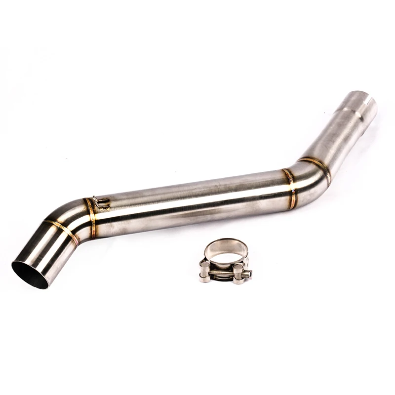 For CFmoto NK400 650NK NK 400 650 2013 - 2018 Escape Moto Motorcycle Exhaust System Stainless Steel Middle Link Pipe Tube