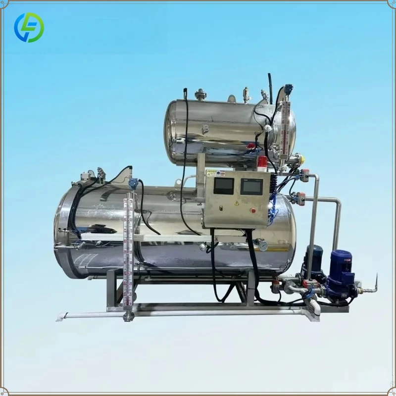 Small Autoclave Cooking Type Food High Temperature Sterilizer Retort Machine Pasteurization Machine FL Customized