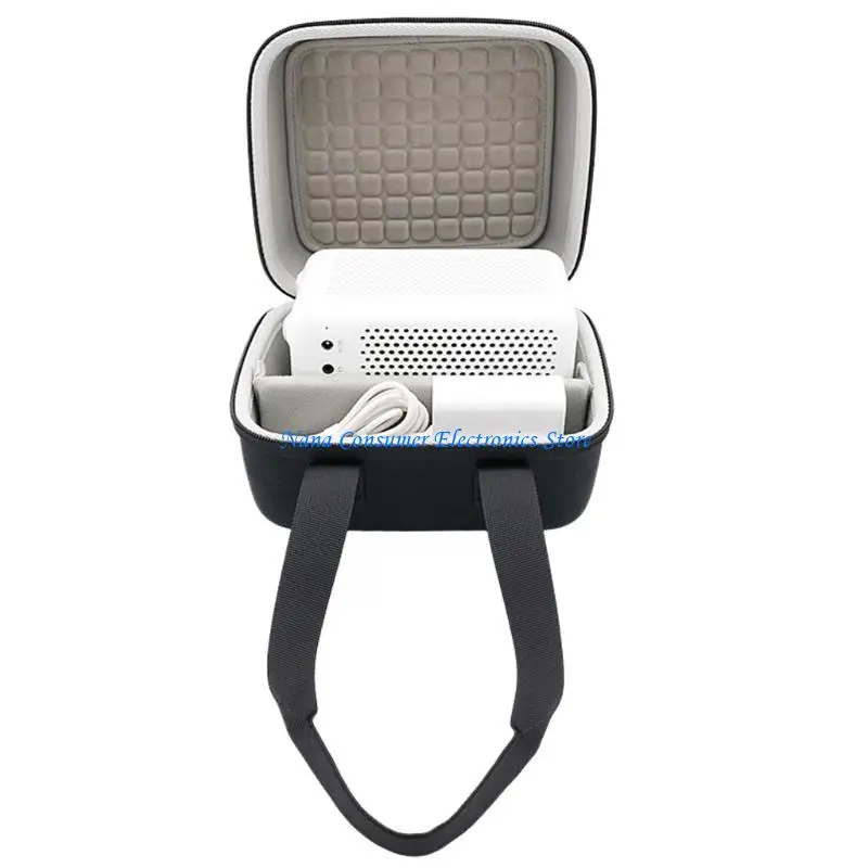 G7NE Travel Protective Case For Mini Projector Shock Absorbing Shell with Convenient Carry Handle Replacement Accessories